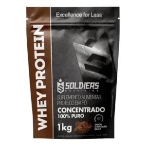 Whey Protein Concentrado 1 kg Chocolate — Soldiers Nutrition