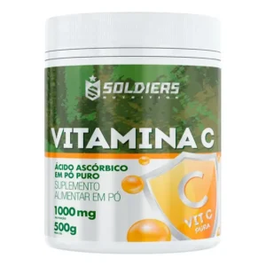 Vitamina C em pó 500 g — Soldiers Nutrition